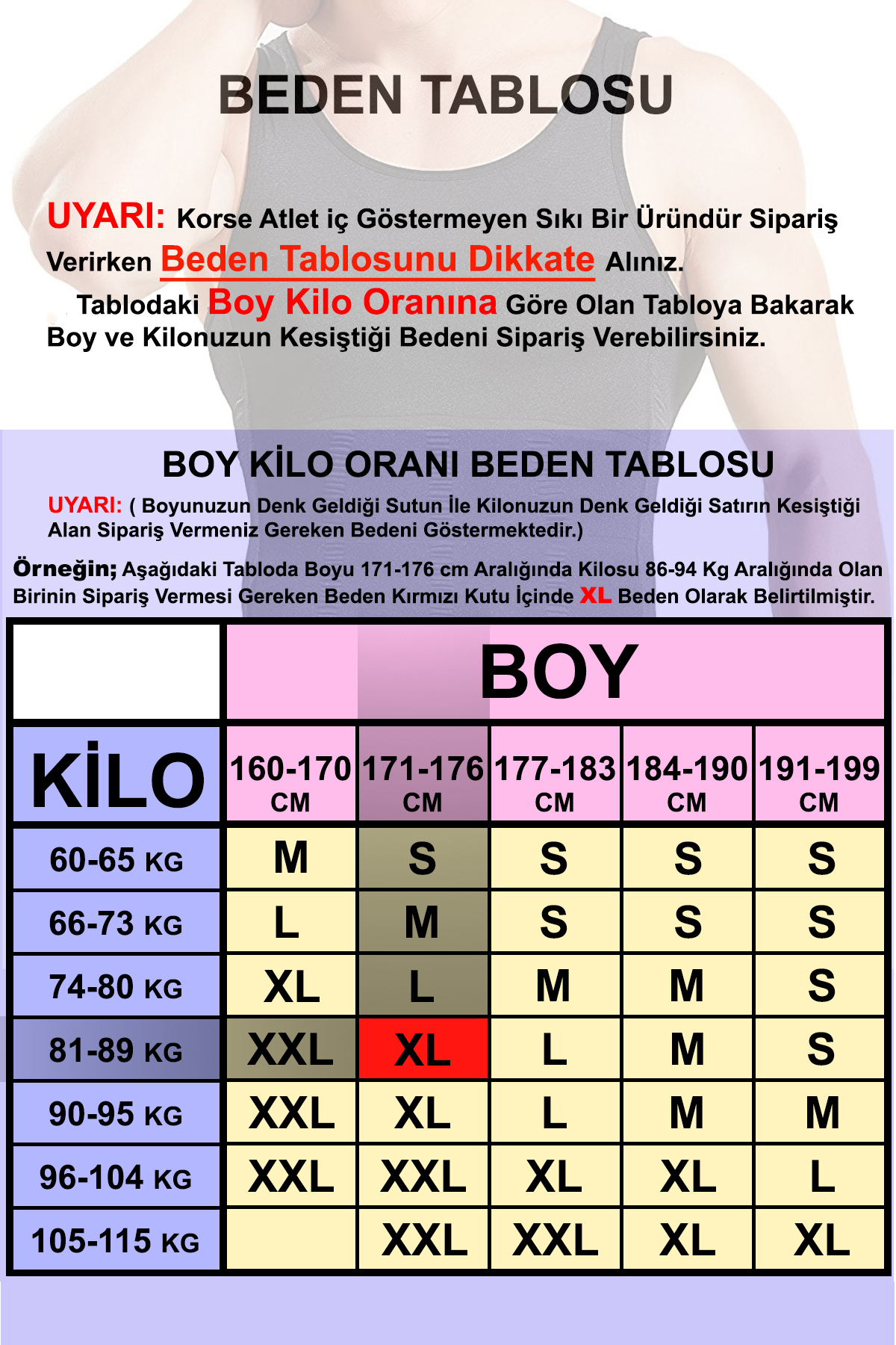 Erkek Korse Atlet Toparlayıcı Atlet 2 li Set - Görsel 7
